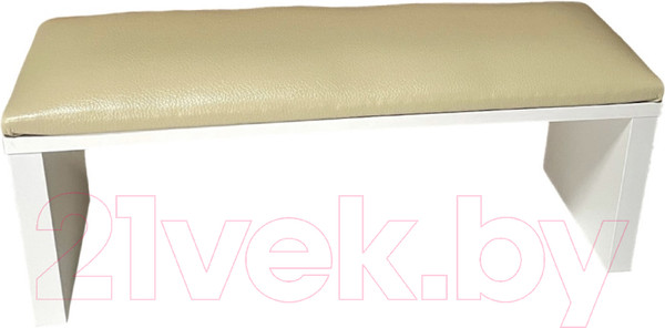 Изображение товара Подставка для маникюра ОМурМебель Эконом 101 латте люкс (белый/бежевый)