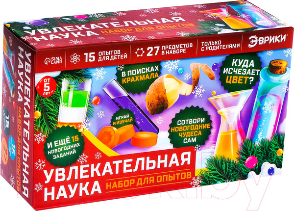 Изображение товара Набор для опытов Эврики Увлекательная наука / 7670651