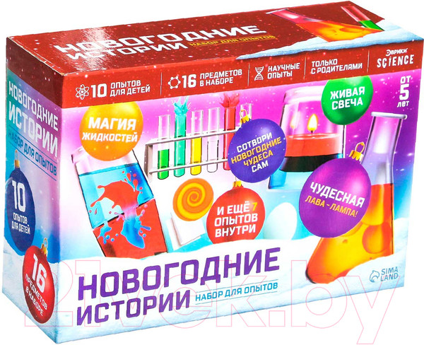 Изображение товара Набор для опытов Эврики Новогодние истории / 7670650