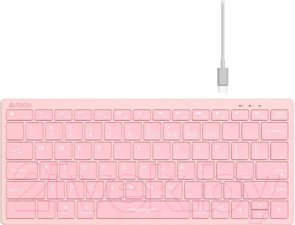 Изображение товара Клавиатура A4Tech Fstyler FBX51C (розовый)