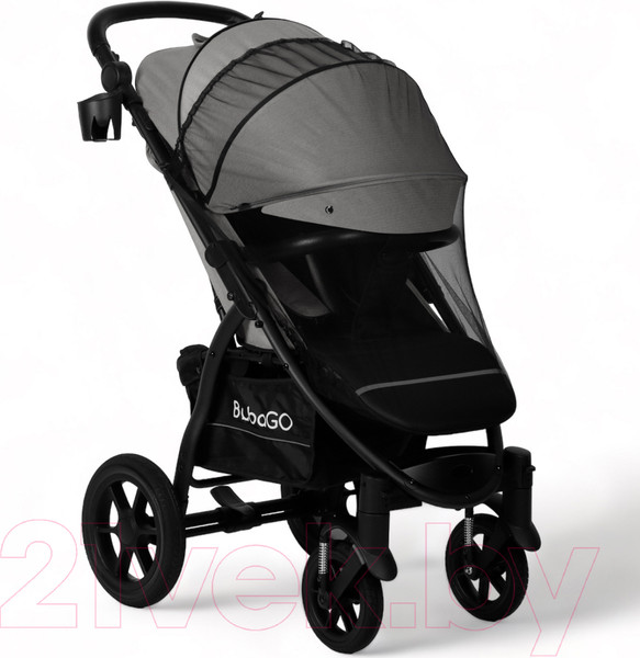 Изображение товара Детская прогулочная коляска Bubago Model Cross Air / BG 114-1 (лилово-серый)