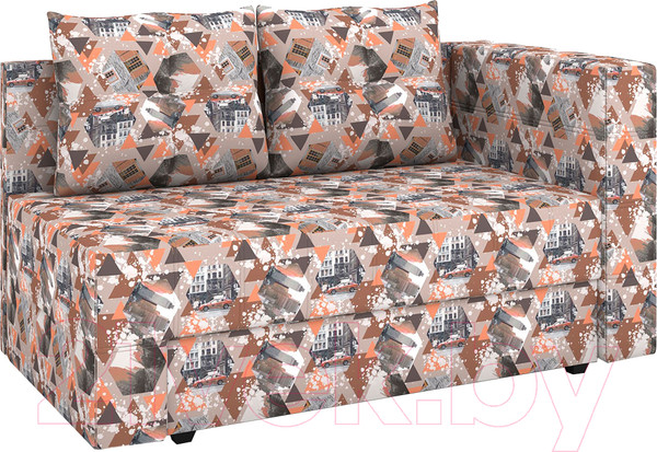 Изображение товара Тахта Rivalli Кинг (Futura Mango принт серый с манго)