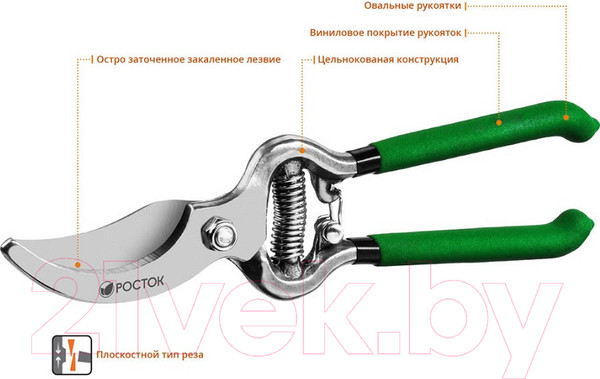 Изображение товара Секатор механический Росток 423006
