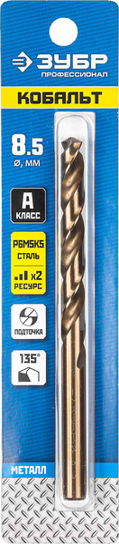 Изображение товара Сверло Зубр 29626-8.5