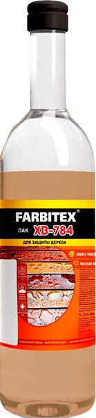 Изображение товара Лак Farbitex ХВ-784 (500мл, сосна)