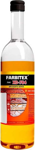 Изображение товара Лак Farbitex ХВ-784 (500мл, янтарь)