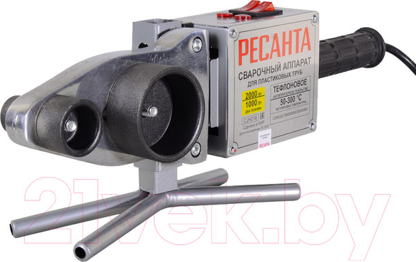 Изображение товара Паяльник для полипропиленовых труб Ресанта АСПТ-2000К (65/135)