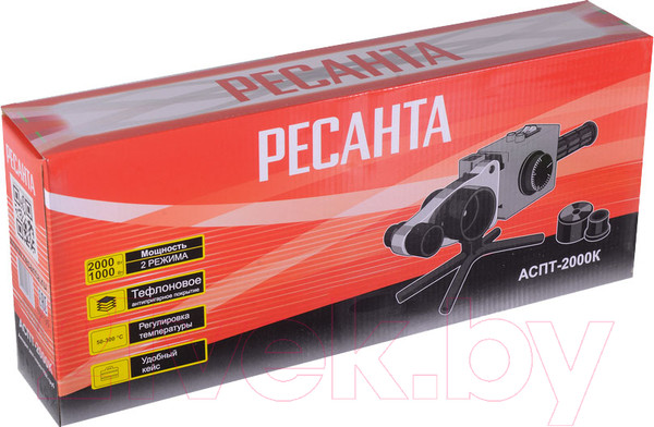 Изображение товара Паяльник для полипропиленовых труб Ресанта АСПТ-2000К (65/135)