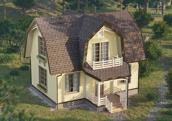 Изображение товара Сайдинг Docke Lux Блок-Хаус Монреаль D4.7T / PSLL-1128 (3.6м, рябина)