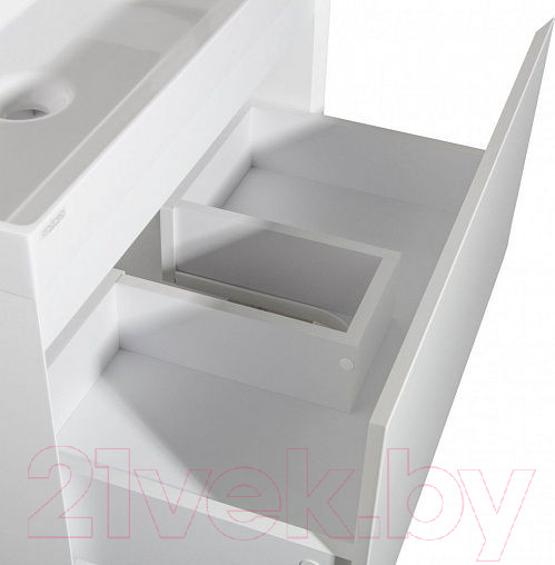 Изображение товара Тумба под умывальник Style Line Манхэттен 60 2 ящика (напольная, белый)