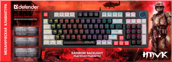 Изображение товара Клавиатура Defender Hawk GK-418 / 45419