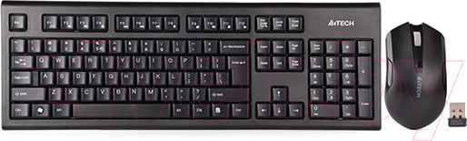 Изображение товара Комплект клавиатура и мышь A4Tech Wireless Desktop 3000NS