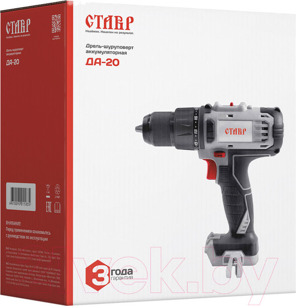 Изображение товара Аккумуляторная дрель-шуруповерт Ставр ДА-20
