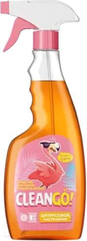 Изображение товара Средство для мытья стекол Clean Go Цитрусовое настроение (500мл)