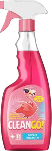 Изображение товара Средство для мытья стекол Clean Go Взрыв чистоты (500мл)