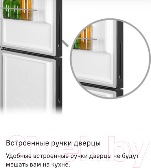 Изображение товара Холодильник с морозильником Maunfeld MFF200NFBE