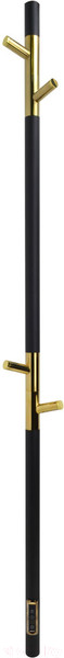 Изображение товара Полотенцесушитель электрический Gloss & Reiter Primum E2.L.15x140.H4 (черный/золото, таймер)