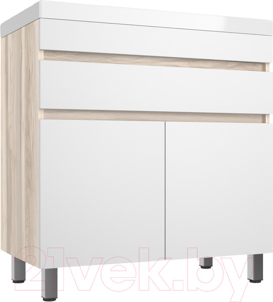 Изображение товара Тумба под умывальник Style Line Берген 80 1 ящик