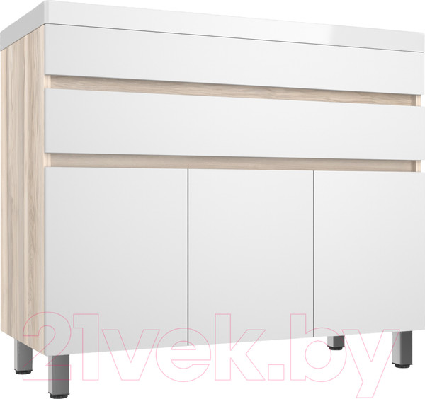 Изображение товара Тумба под умывальник Style Line Берген 100 1 ящик