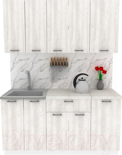 Изображение товара Кухонный гарнитур Eligard Lion 1 1.6 (сосна каньон/королевский опал)