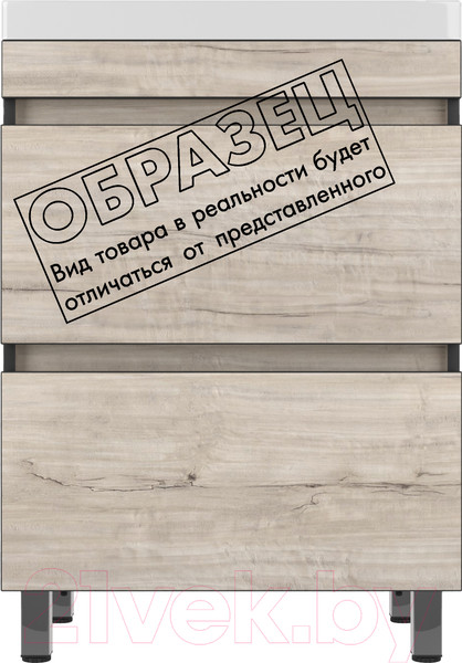 Изображение товара Тумба под умывальник Style Line Берлин 90 2 ящика (напольная)