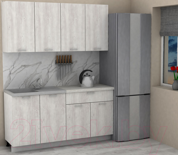 Изображение товара Кухонный гарнитур Eligard Lion 2 1.6 (сосна каньон/королевский опал)