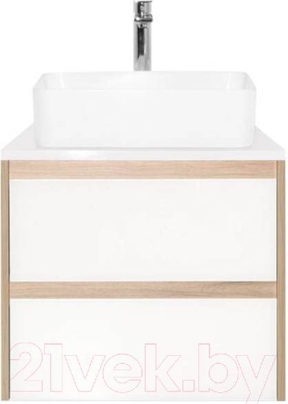 Изображение товара Тумба под умывальник Style Line Монако МДФ 60 (подвесная, со столешницей)