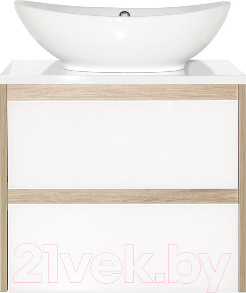 Изображение товара Тумба под умывальник Style Line Монако МДФ 65 (подвесная, со столешницей)