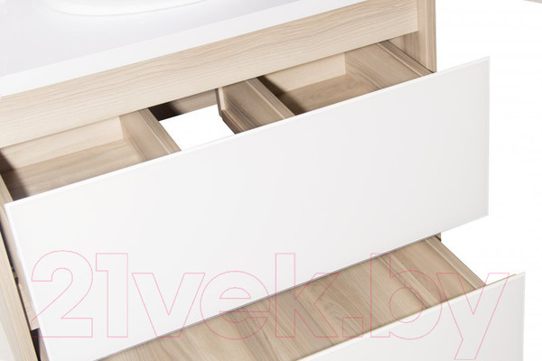 Изображение товара Тумба под умывальник Style Line Монако МДФ 100 (подвесная, со столешницей)