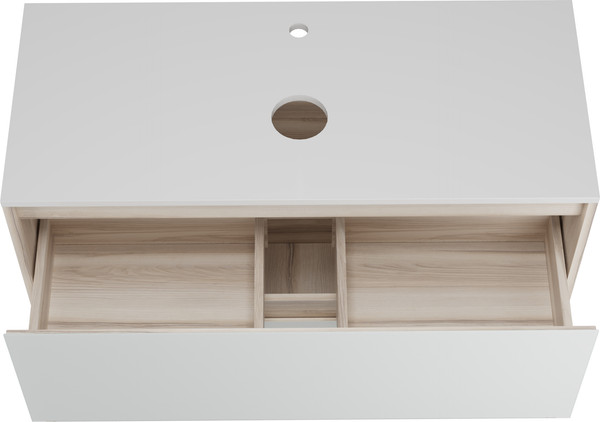 Изображение товара Тумба под умывальник Style Line Монако МДФ 100 (напольная, со столешницей)