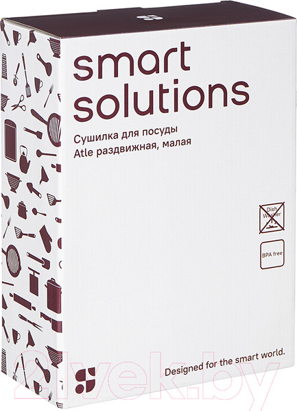 Изображение товара Сушилка для посуды Smart Solutions Atle / SS000010 (белый)