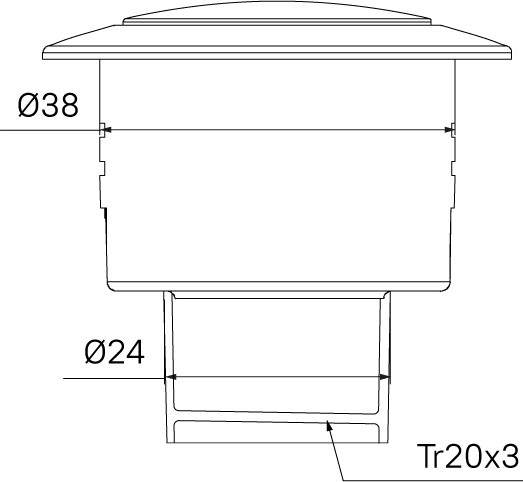 Изображение товара Кнопка смыва IDDIS Optima Home 92038BR1AR
