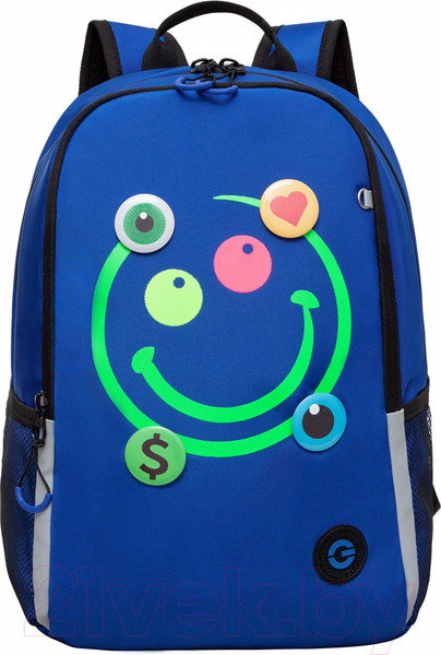 Изображение товара Школьный рюкзак Grizzly RB-351-8 (синий)