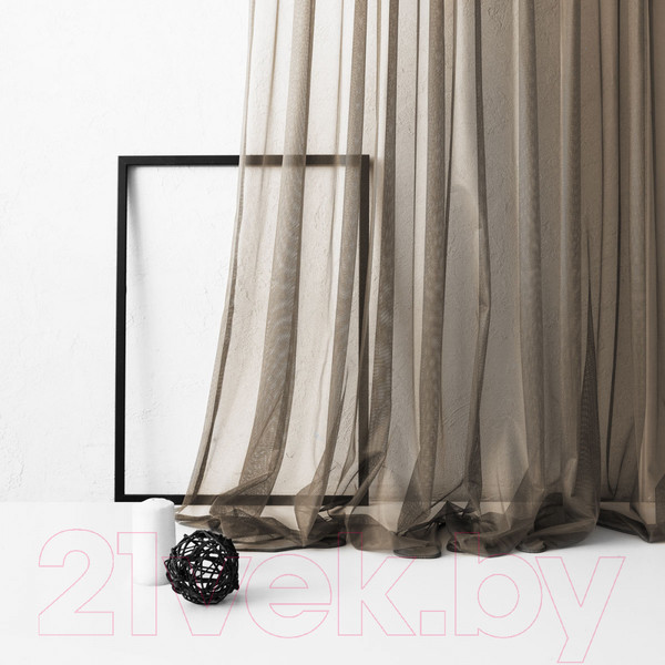 Изображение товара Гардина Pasionaria Грик 500x250 (коричневый)