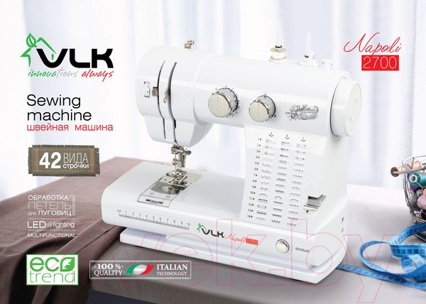 Изображение товара Швейная машина VLK Napoli 2700 (белый)