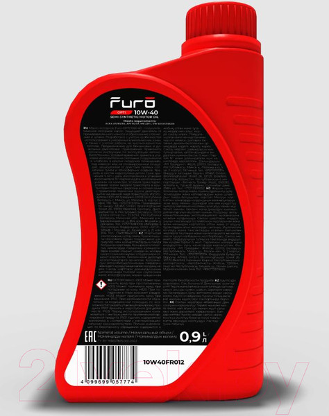 Изображение товара Моторное масло Furo Opti 10W40 / 10W40FR012 (900мл)