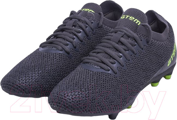 Изображение товара Бутсы футбольные Atemi Msr Junior SBA-003 (серый/ярко-салатовый, р-р 37)