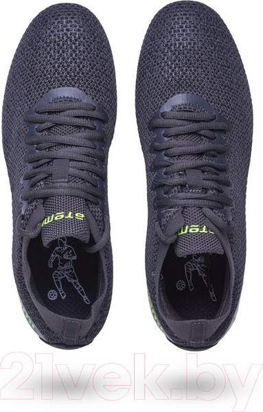 Изображение товара Бутсы футбольные Atemi Msr Junior SBA-003 (серый/ярко-салатовый, р-р 36)