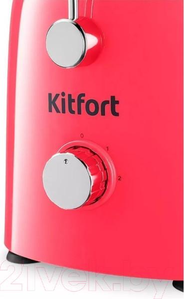 Изображение товара Соковыжималка электрическая Kitfort KT-1144-1 (малиновый)