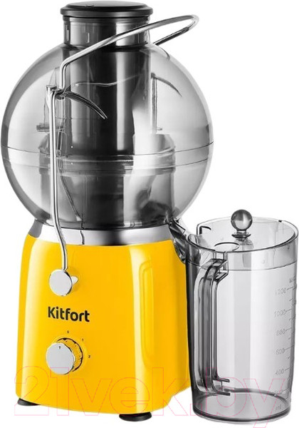Изображение товара Соковыжималка электрическая Kitfort KT-1144-3 (желтый)