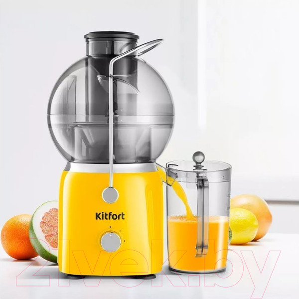Изображение товара Соковыжималка электрическая Kitfort KT-1144-3 (желтый)
