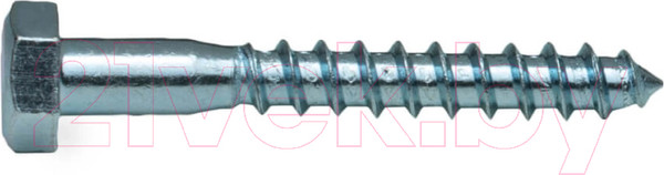 Изображение товара Саморез ЕКТ С шестигранной головкой 10x100 острый / C79028 (500шт, оцинкованный)