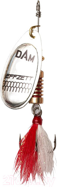 Изображение товара Блесна DAM FZ Standard Dressed Spinner 4 S / 60553 (серебристый)