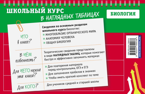 Изображение товара Учебное пособие Эксмо Биология: 5-11 классы, мягкая обложка (Мазур Оксана, Никитинская Татьяна)