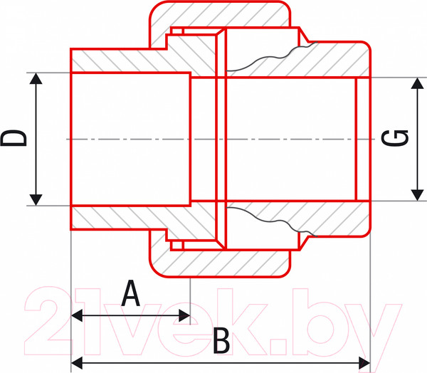 Изображение товара Американка FV Plast PPR AA236032001