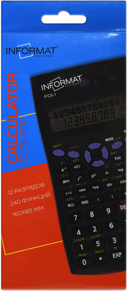 Изображение товара Калькулятор inФормат IFCS-1 (серебристый/черный)