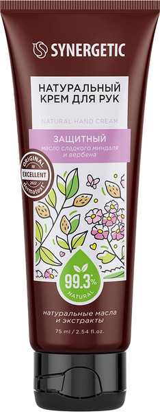 Изображение товара Крем для рук Synergetic Натуральный защитный (75мл)