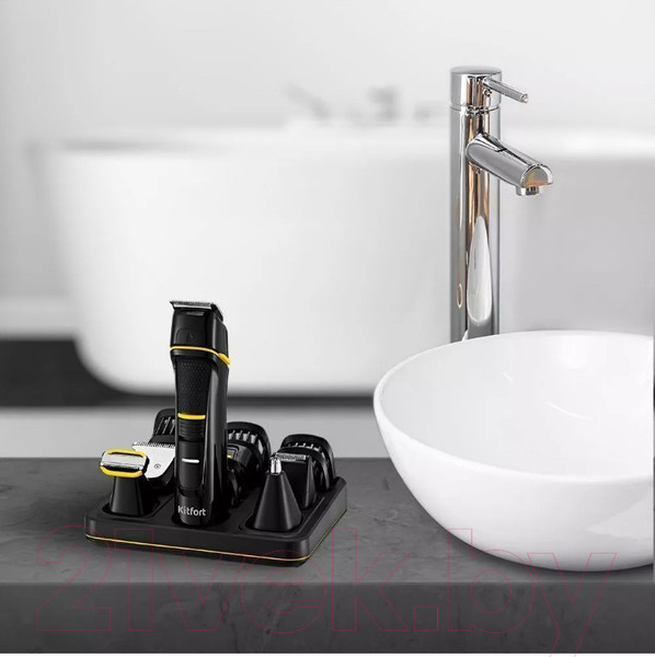 Изображение товара Набор для стайлинга Kitfort KT-3141-1 (черный/желтый)