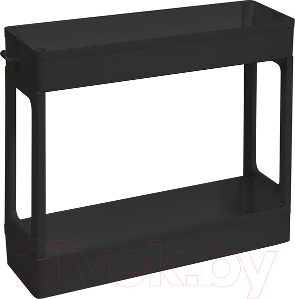 Изображение товара Этажерка Violet Узкая 2-х ярусная / 760207 (черный)