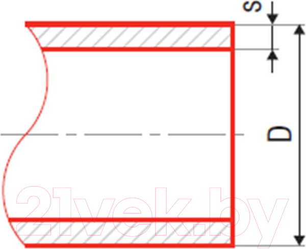 Изображение товара Труба водопроводная FV Plast PP-RCT HOT SDR 7.4 S 3.2 PN 28 32x4.4 AA112032004